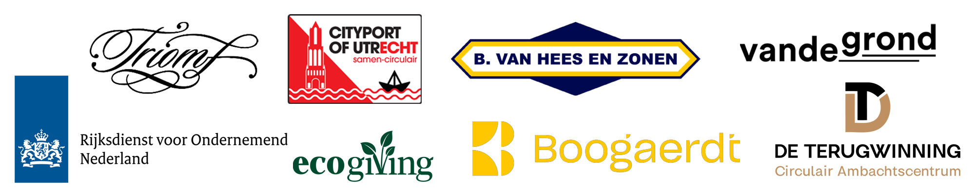 Cityport Boogaerdt Ecogiving RVO De Terugwinning Van de Bron, Triomf, B van Hees en Zonen Ecogiving